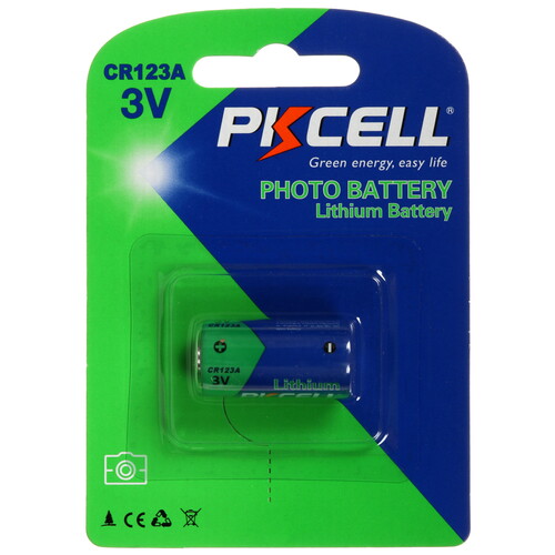 Купить Батарейка PKCELL CR123A-1B CR123 (CR123A/DL123A/R123)  9196087. Характеристики, отзывы и цены в Донецке