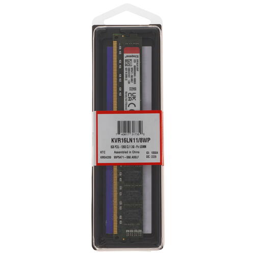 Купить Оперативная память Kingston [KVR16LN11/8WP] 8 ГБ  5062571. Характеристики, отзывы и цены в Донецке