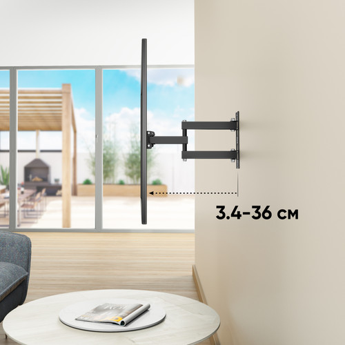 Купить Кронштейн для ТВ ONKRON STE322-B черный  5617962. Характеристики, отзывы и цены в Донецке