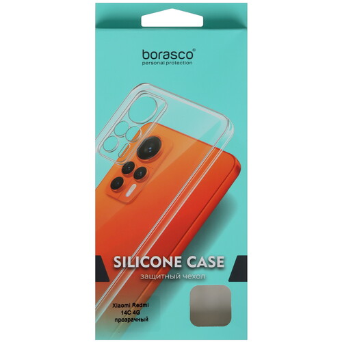 Купить Накладка  BoraSCO Silicone Case для POCO C75/ Xiaomi Redmi 14C/ A3 Pro/ A4 прозрачный  5490524. Характеристики, отзывы и цены в Донецке