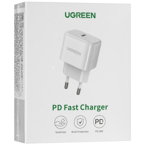 Купить Сетевое зарядное устройство Ugreen CD241 белый  5052694. Характеристики, отзывы и цены в Донецке