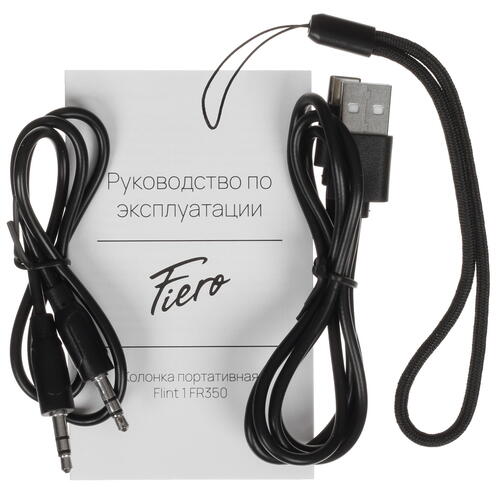 Купить Портативная колонка Fiero Flint 1 FR350, черный  5401872. Характеристики, отзывы и цены в Донецке