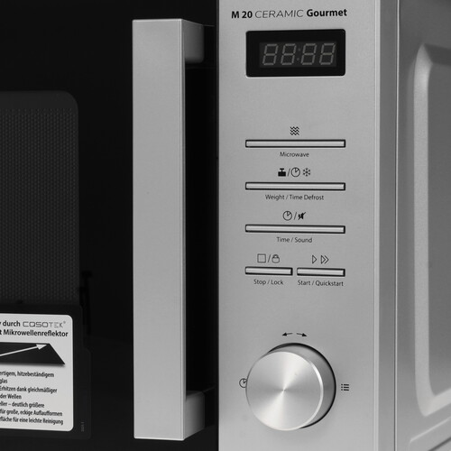 Купить Микроволновая печь CASO M 20 Ceramic Gourmet серебристый  9195540. Характеристики, отзывы и цены в Донецке