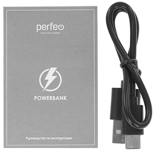 Купить Портативный аккумулятор PERFEO Atomic Age 10 черный  9172525. Характеристики, отзывы и цены в Донецке