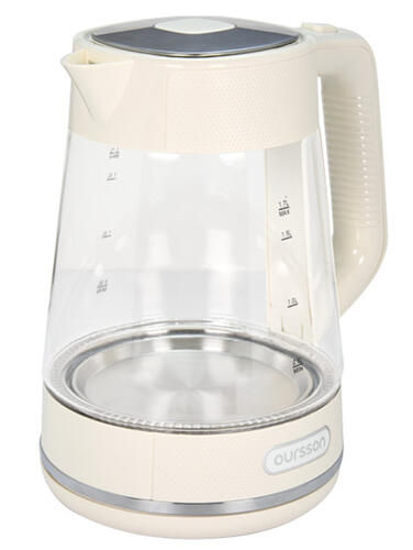 Купить Электрочайник Oursson KE1747G/IV бежевый  9081580. Характеристики, отзывы и цены в Донецке