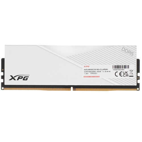 Купить Оперативная память ADATA XPG Lancer RGB [AX5U6000C3016G-CLARWH] 16 ГБ  5096551. Характеристики, отзывы и цены в Донецке