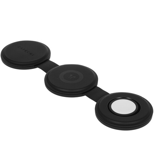 Купить Беспроводное зарядное устройство Satechi OntheGo 3-in-1 Charger черный  9289907. Характеристики, отзывы и цены в Донецке