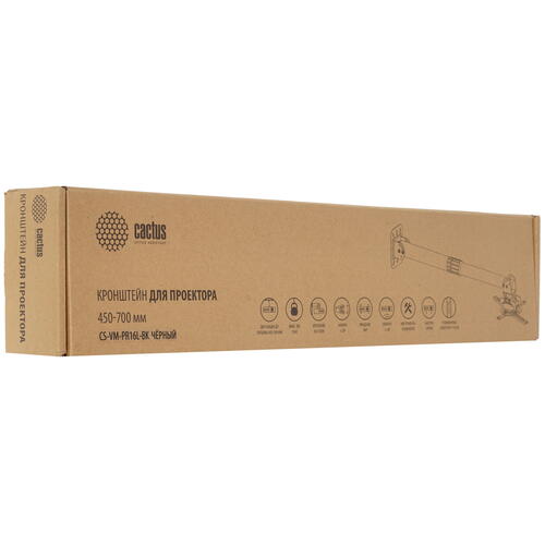 Купить Крепление для проекторов Cactus CS-VM-PR16L-BK  4858670. Характеристики, отзывы и цены в Донецке