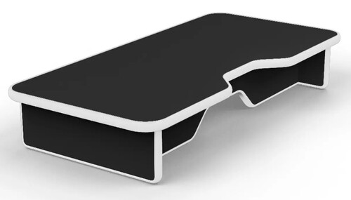 Купить Подставка для монитора VMMGAME BASE DARK WHITE черный  9085931. Характеристики, отзывы и цены в Донецке