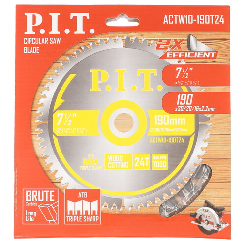 Купить Диск пильный P.I.T. ACTW10-190T24  9196786. Характеристики, отзывы и цены в Донецке