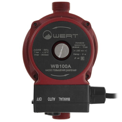 Купить Циркуляционный насос WertRus WB-100A  9001382. Характеристики, отзывы и цены в Донецке
