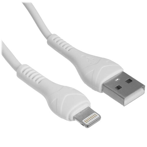 Купить Кабель круглый Hoco Lightning 8-pin - USB 2.0 Type-A белый 1 м  5452395. Характеристики, отзывы и цены в Донецке