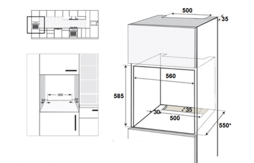 Купить Электрический духовой шкаф SCHTOFF  Decor 800 белый  9225908. Характеристики, отзывы и цены в Донецке