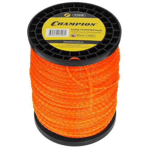 Купить Леска для триммеров Champion Twisted Square C7019  1216088. Характеристики, отзывы и цены в Донецке