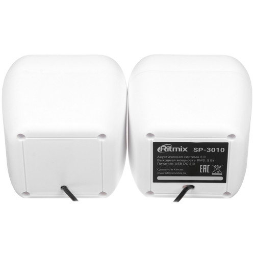 Купить Колонки Ritmix SP-3010 белый  9316023. Характеристики, отзывы и цены в Донецке
