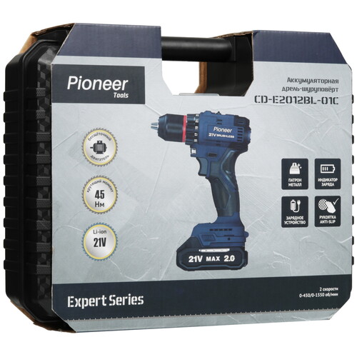 Купить Дрель-шуруповерт Pioneer CD-E2012BL-01C  9297407. Характеристики, отзывы и цены в Донецке