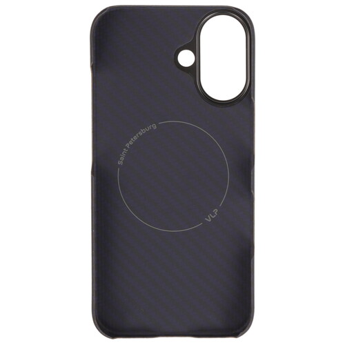 Купить Накладка  VLP Kevlar Case для Apple iPhone 16 синий/черный  5487100. Характеристики, отзывы и цены в Донецке