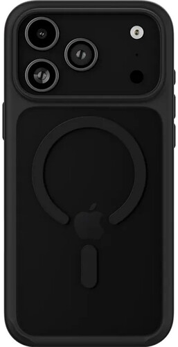 Купить Накладка  uBear Shade Case для Apple iPhone 17 Pro черный/прозрачный  5639949. Характеристики, отзывы и цены в Донецке