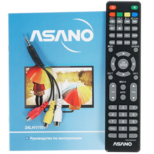 Купить Телевизор Asano 24LH1110T черный  8157882. Характеристики, отзывы и цены в Донецке