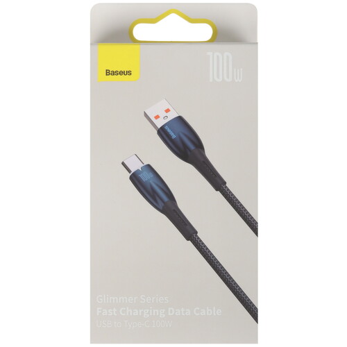 Купить Кабель круглый Baseus USB Type-C - USB 2.0 Type-A синий 2 м  9167121. Характеристики, отзывы и цены в Донецке