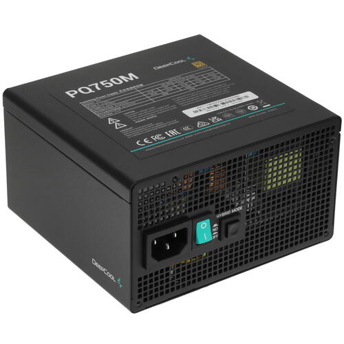 Купить Блок питания DEEPCOOL PQ750M [R-PQ750M-FA0B-EU] черный  4853733. Характеристики, отзывы и цены в Донецке