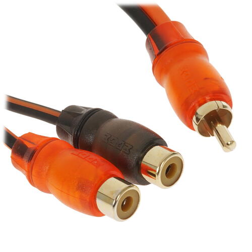 Купить Разветвитель   RCA RCA x2 - RCA оранжевый  5366953. Характеристики, отзывы и цены в Донецке
