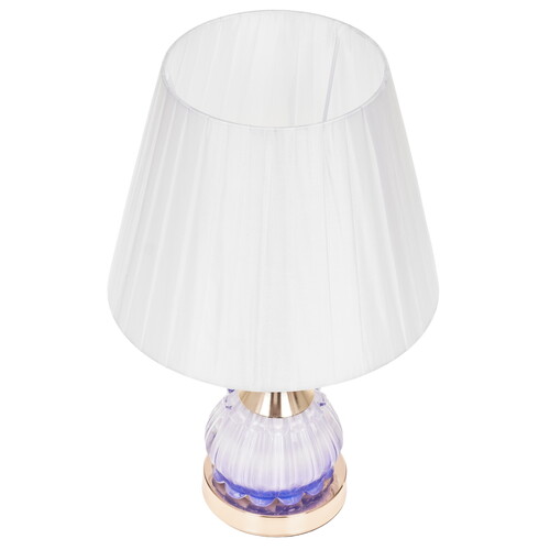 Купить Настольный светильник RISALUX Ева синий  9176729. Характеристики, отзывы и цены в Донецке