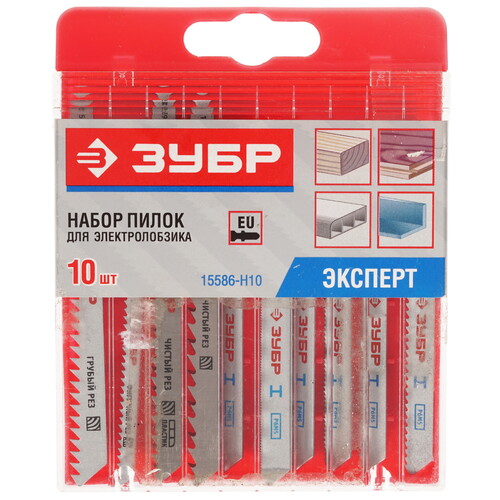 Купить Пилка для лобзика Зубр "ЭКСПЕРТ" 15586-H10  1040036. Характеристики, отзывы и цены в Донецке