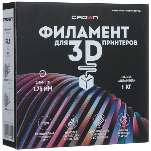 Купить Пластик CROWN CM-FILPLAS005S  9229247. Характеристики, отзывы и цены в Донецке