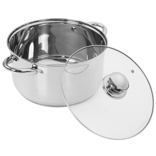 Купить Кастрюля Appetite Greta GS02603 6 л 24 см серебристый  9294705. Характеристики, отзывы и цены в Донецке