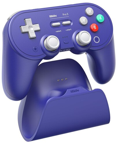 Купить Геймпад беспроводной 8BitDo PRO 3 фиолетовый  5636476. Характеристики, отзывы и цены в Донецке