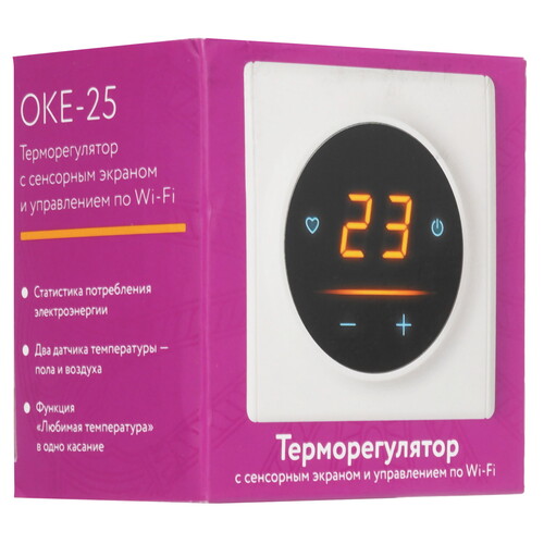 Купить Умный терморегулятор OneKeyElectro ОКЕ-25  5497550. Характеристики, отзывы и цены в Донецке