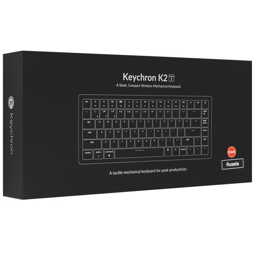 Купить Клавиатура  проводная + беспроводная Keychron K2 v2  9192108. Характеристики, отзывы и цены в Донецке
