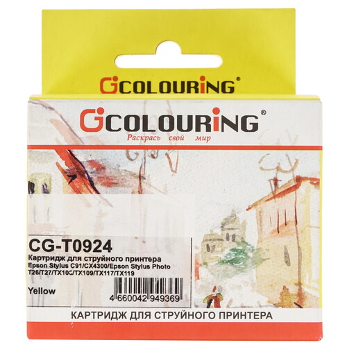 Купить Картридж ProfiLine CG-T0924 желтый  7977735. Характеристики, отзывы и цены в Донецке