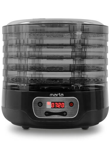Купить Сушилка для овощей и фруктов MARTA MFD-505PS черный  9908457. Характеристики, отзывы и цены в Донецке