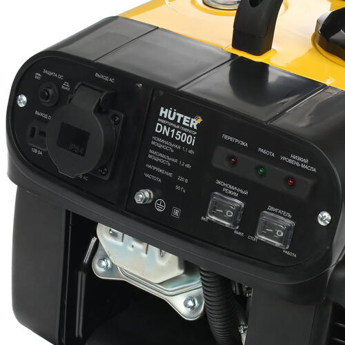 Купить Электрогенератор   бензиновый Huter DN1500i  1263986. Характеристики, отзывы и цены в Донецке