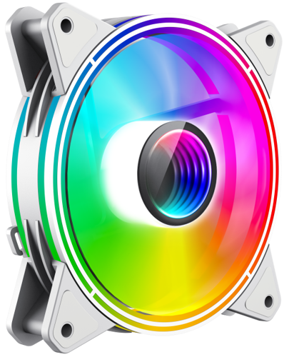 Купить Вентилятор GameMax FN-12Rainbow-Q-Infinity WT [FN-12Rainbow-Q-InfinityWT]  9092047. Характеристики, отзывы и цены в Донецке