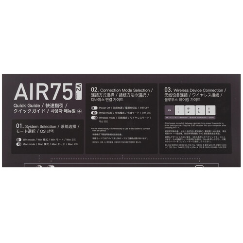 Купить Клавиатура  проводная + беспроводная Nuphy AIR75v2  9192141. Характеристики, отзывы и цены в Донецке
