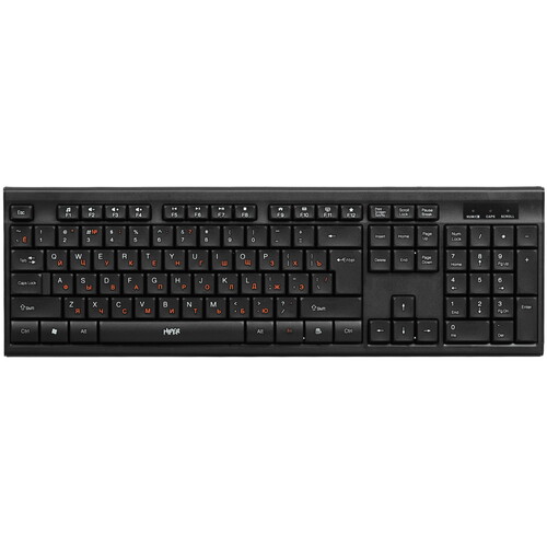 Купить Клавиатура+мышь беспроводная   HIPER HOSW-151 черный  5463640. Характеристики, отзывы и цены в Донецке