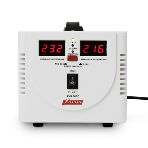 Купить Стабилизатор напряжения PowerMan AVS 500D  0188172. Характеристики, отзывы и цены в Донецке