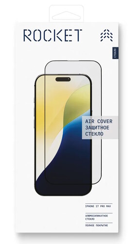 Купить Защитное стекло Rocket для экрана Apple iPhone 17 Pro Max  5639124. Характеристики, отзывы и цены в Донецке