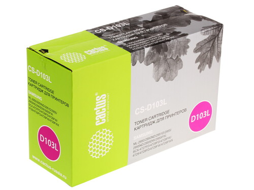 Купить Картридж лазерный Cactus CS-D103L черный, с чипом  6679139. Характеристики, отзывы и цены в Донецке