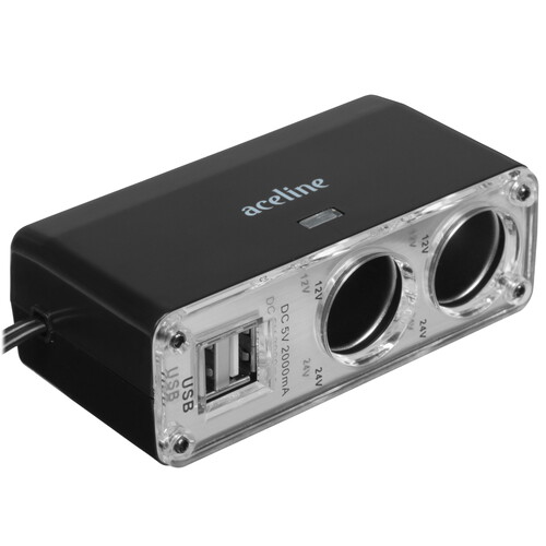 Купить Разветвитель автоприкуривателя Aceline AC-203  9146532. Характеристики, отзывы и цены в Донецке