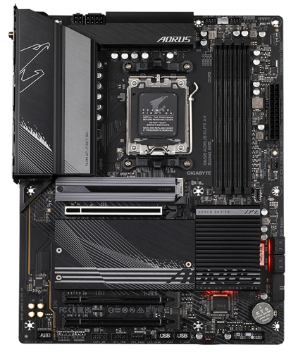 Купить Материнская плата GIGABYTE B650 AORUS ELITE AX  5077399. Характеристики, отзывы и цены в Донецке