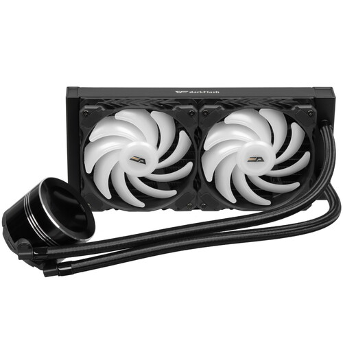 Купить Система охлаждения DarkFlash DN240S черная  5616795. Характеристики, отзывы и цены в Донецке