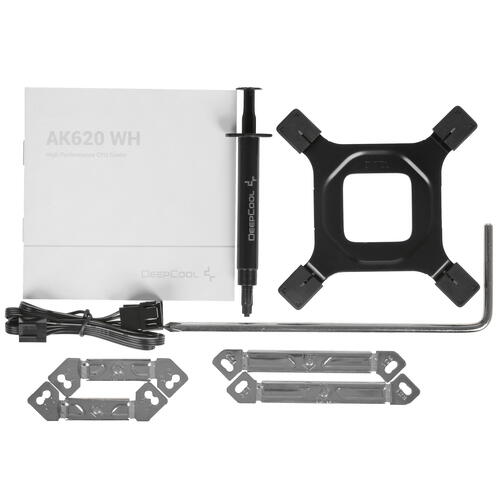 Купить Кулер для процессора DEEPCOOL AK620 WH  5005798. Характеристики, отзывы и цены в Донецке