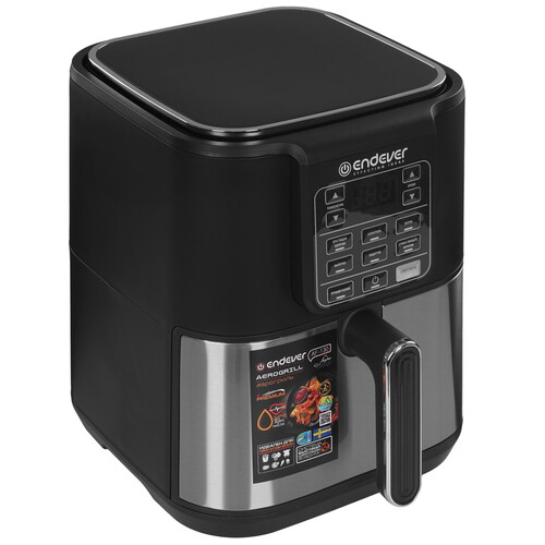 Купить Аэрогриль Endever AF-130 черный  9229151. Характеристики, отзывы и цены в Донецке