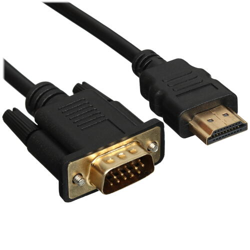 Купить Кабель однонаправленный DEXP HDMI - VGA, 1.8 м  5433058. Характеристики, отзывы и цены в Донецке
