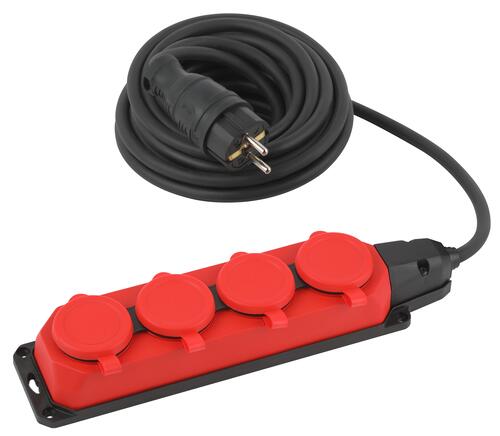 Купить Удлинитель силовой ЭРА UK-4e-3x1.5-5m-IP44(KG) черный  5419215. Характеристики, отзывы и цены в Донецке