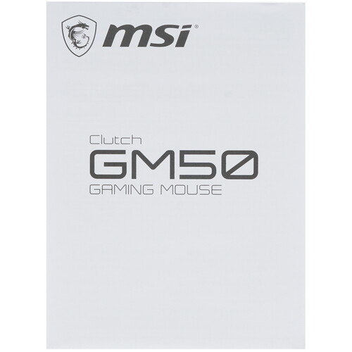Купить Мышь проводная MSI Clutch GM50  черный  1338033. Характеристики, отзывы и цены в Донецке